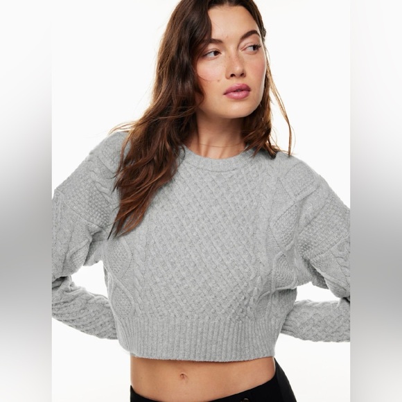 Aritzia Sunday Best Peggy Cropped Sweater - Picture 2 of 9